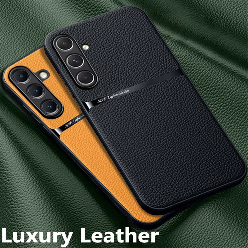 Ultra-Thin Leather Matte Magnetic Phone Case with Enhanced Protection