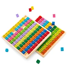

Multiplication Addition Table Board Game Montessori Educational Wooden Math Toys Preschool Learning for Kids Birthday Gift