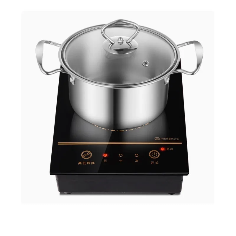 Electric Induction Cooker Boiler Waterproof Stir-Fry Cooking Plate Intelligent Hot Pot Stove Cooktop Burner Cooking Machine
