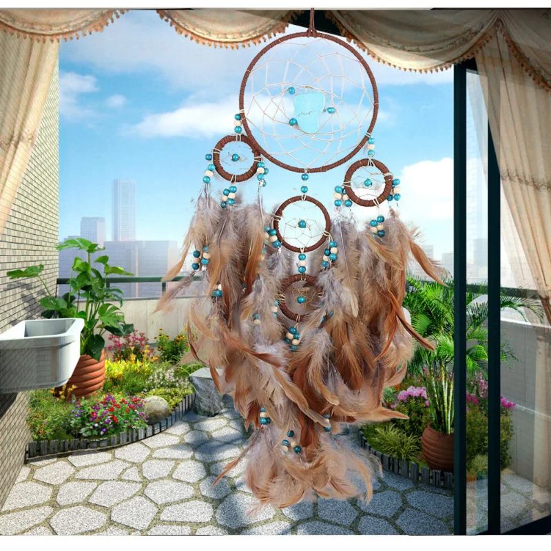 

Dream Catcher Pendant Feather Wind Chime Decoration Home Room Decoration