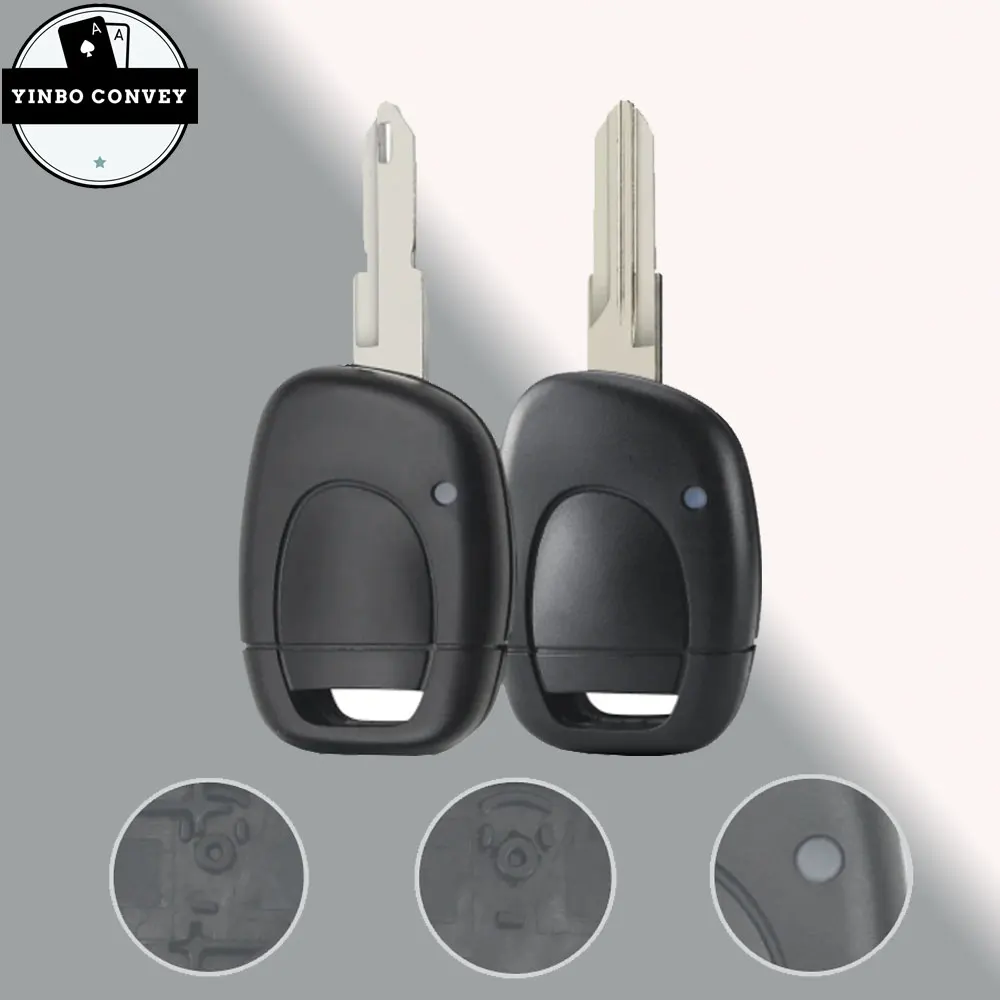 

YINBO 1 Buttons Remote Car Key Shell Fob Key Case Cover For Renault Master Kangoo Clio Twingo NE73/VAC102 Keyless Entry Case