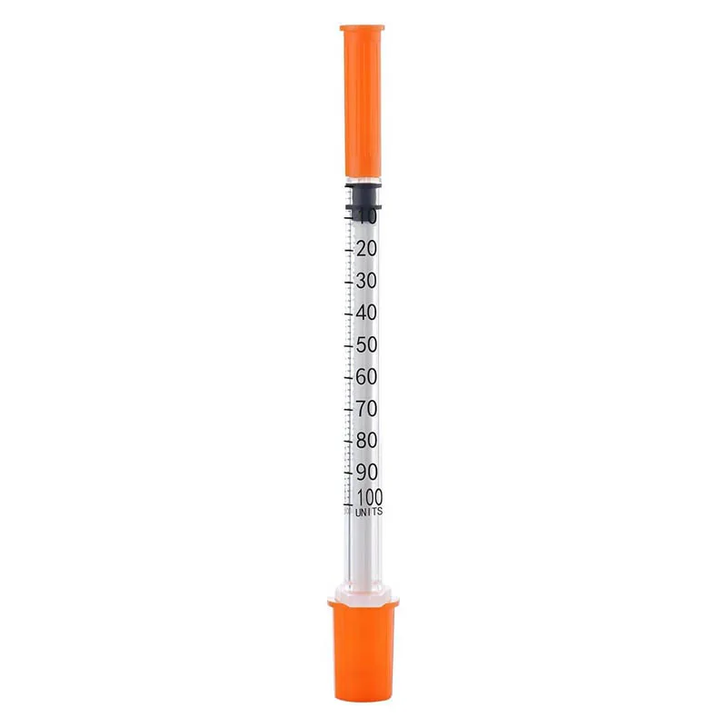 U-100 1 ml Insulinspritze 31 Gauge 1/4 Zoll (6 mm), 1 ml Laborbedarf, einzeln versiegelte Packung mit 100 Stück – Detail 7