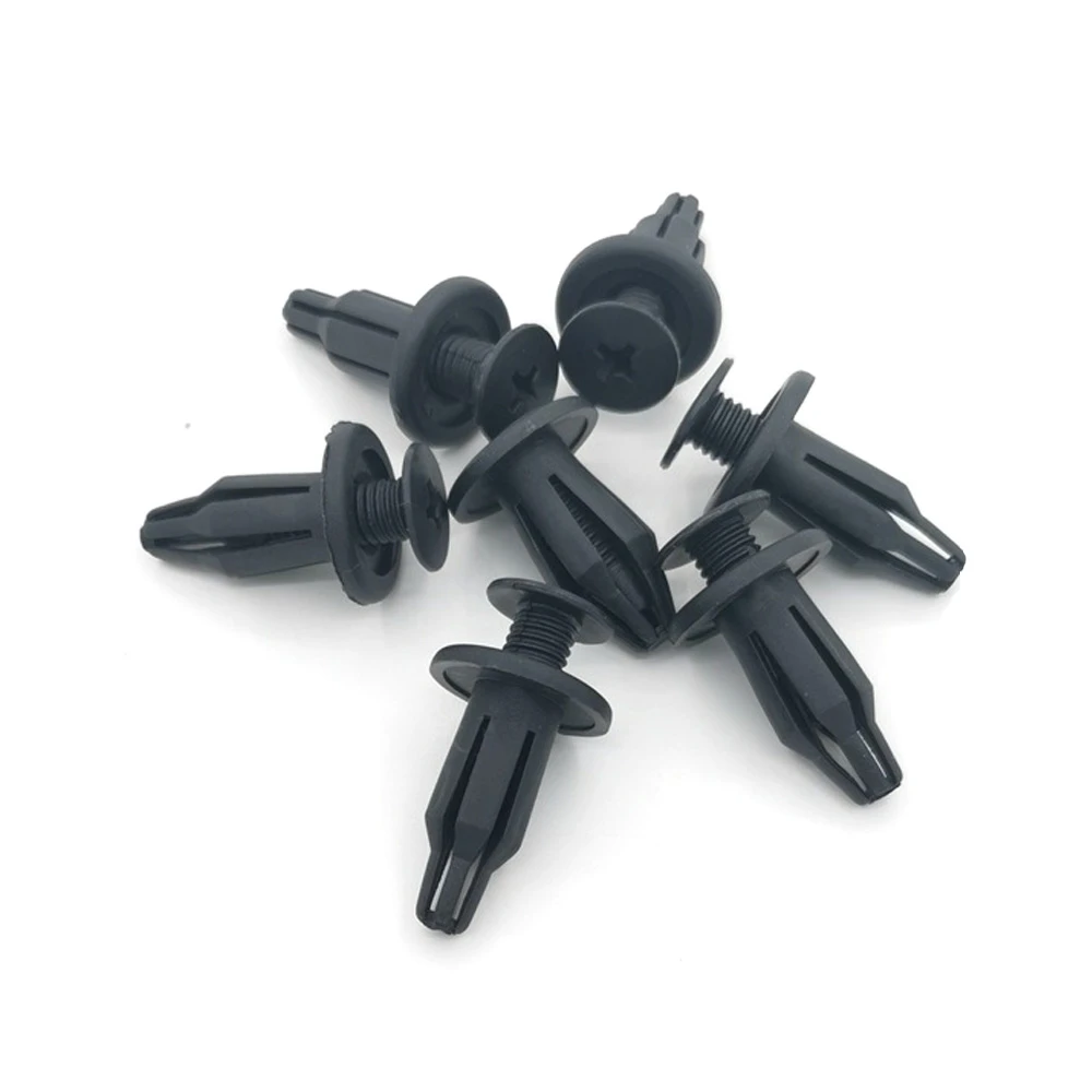20pcs Auto Fender Bumper Fasteners Plastic Rivet Retainer Push Engine