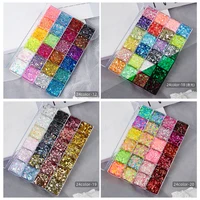 24 Color Chameleon Pigment Chunky Glitter Flakes Gel Eyeshadow Multichrome Duochrome Glitter Eyeshadow 1