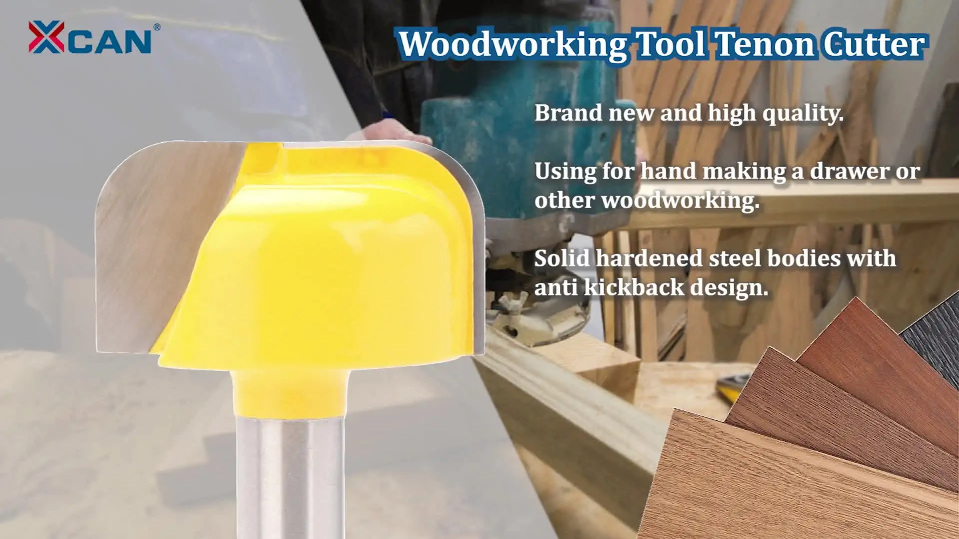 Zkenyao-Router Bit 1 ST 8 mm Schacht Houtbewerking Bits Hout Frees