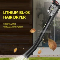 Electric Blower Cordless Leaf Blower Clean Fallen Leaves Dust Snow Tool 20v Battery 2