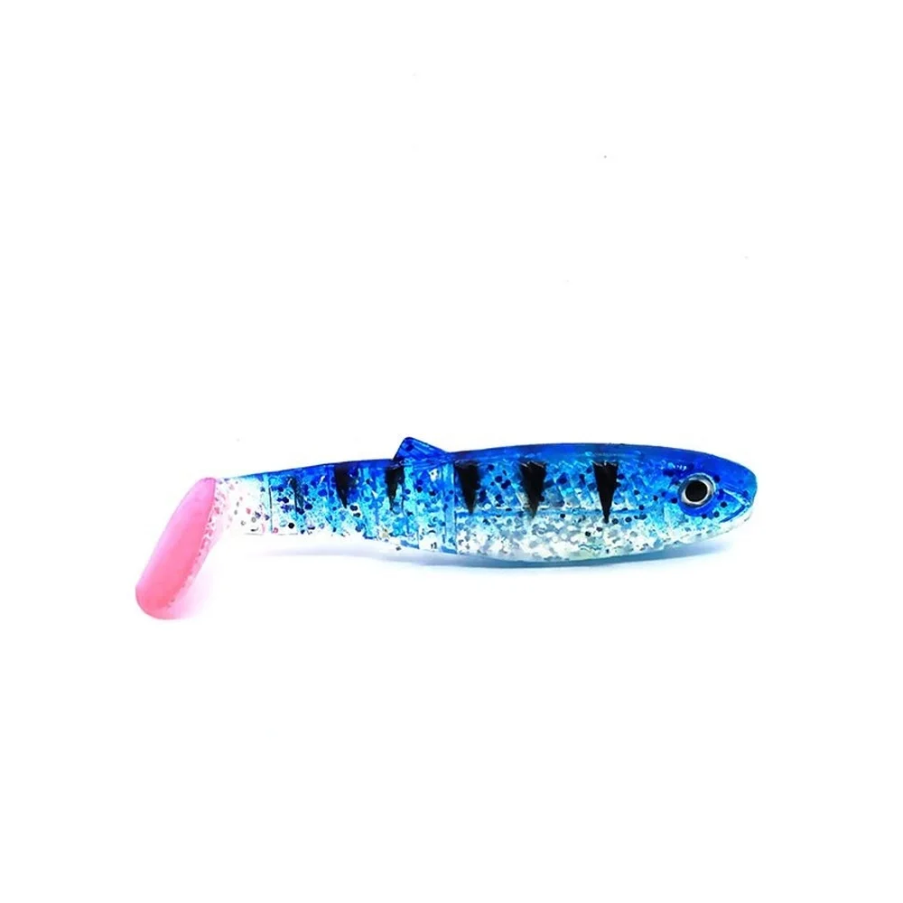 10pcs Fishing Worm 6 g 5cm Swim bait Jig Soft Curly Tail Lure Fly Fish Baits 