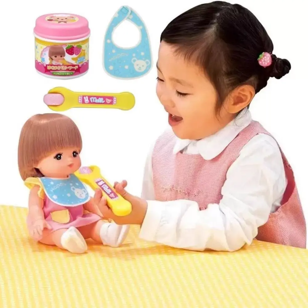 Simulation Pudding Feeding Set Pink Jelly Role Play Strawberry Pudding Toy Food Feeding Pretend Play Play House Toys Kids Gift