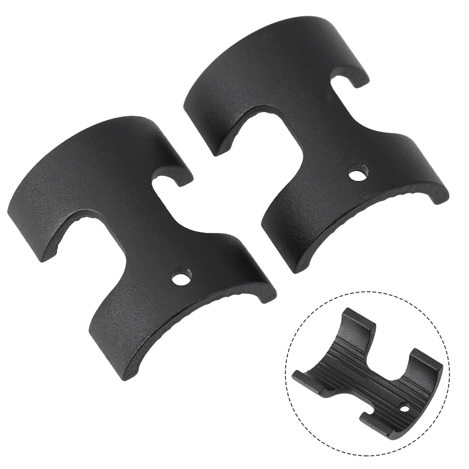 Bike Handlebar Shims Set 2pcs Convert 25.4mm To 31.8mm Handlebars Aluminum Alloy Reducer Adapter Bike Parts