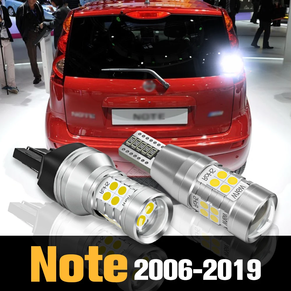 

2pcs Canbus LED Reverse Light Backup Lamp Accessories For Nissan Note E11 E12 2006-2019 2010 2011 2012 2013 2014 2015 2016 2017