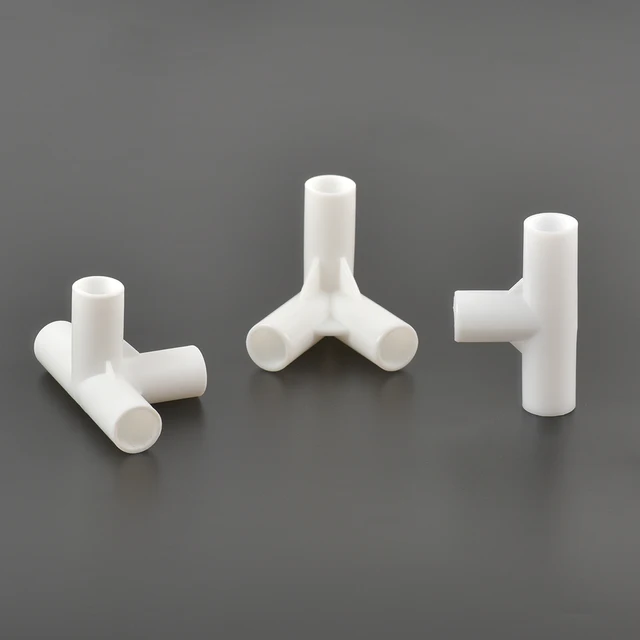 2Pcs 12 Mm Pvc Egyenes Könyök Keresztcsatlakozó -Ízület 60 90 120 135 Fokos Tee Csatlakozó Cső Illesztő Diy Sátor Rögzített Szerelvények - Image 6