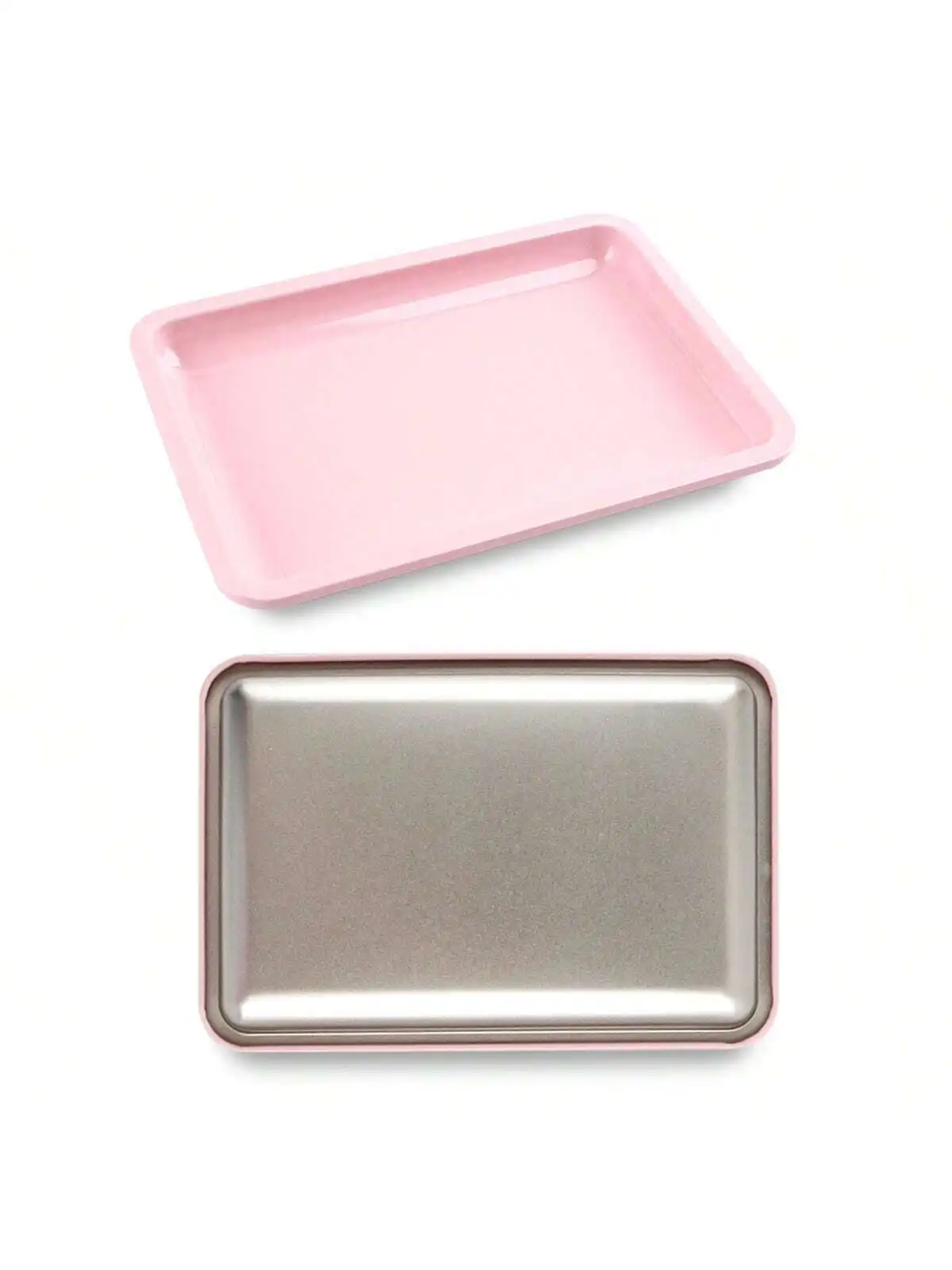 Cosmetic Storage Tray Nail Storage Box 1 Piece Stainless Steel Nail Jewelry Tool Tray Multi-Functional Storage