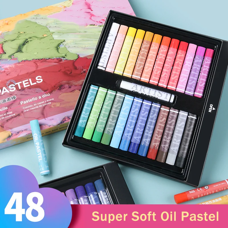 Pastels huile pour enfant Mungyo Mini Artist 12 pièces - La Poste