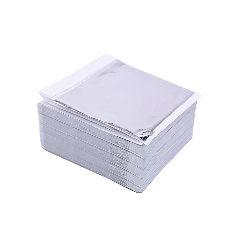 Imitation Foil Paper 100/200 Sheets Gold Silver Gilding DIY Art Craft Birthday Party Wedding Cake Dessert Decorations