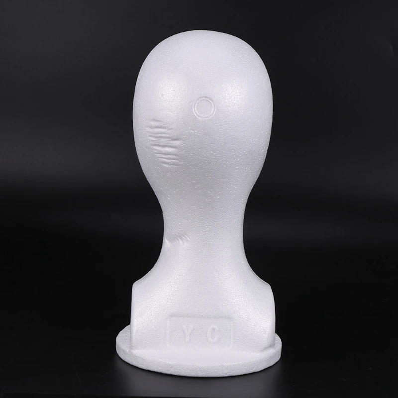 5X Styrofoam Mannequin Foam Head Model Glasses Hat Wig Display Stand