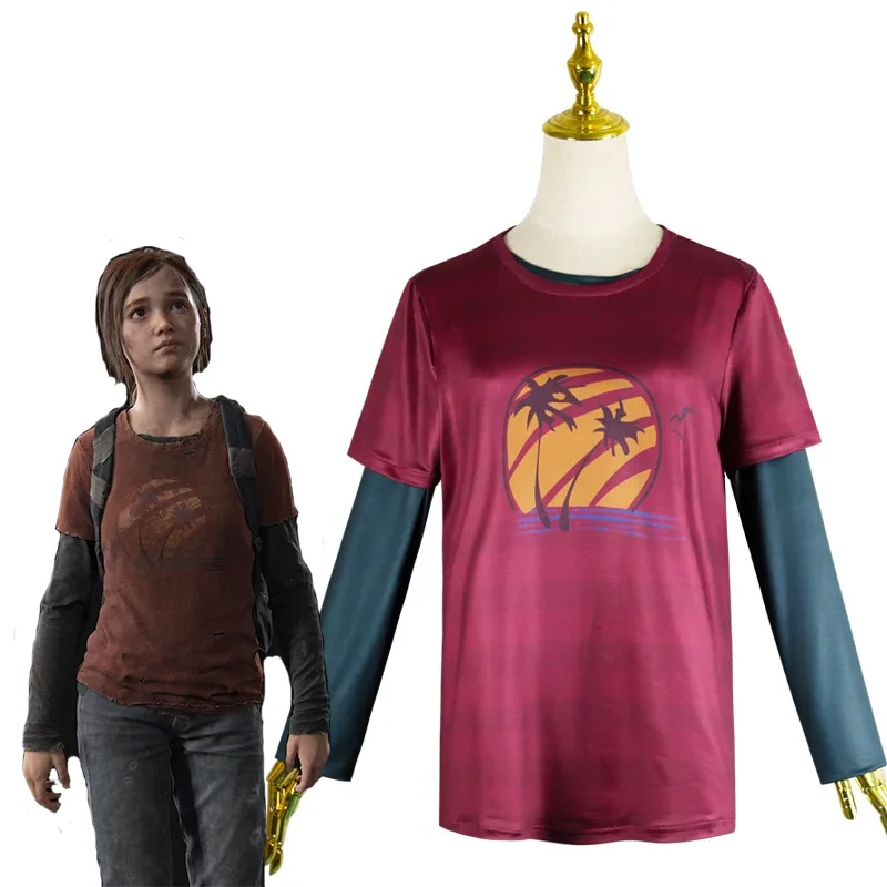 Donne Gioco Adulto Giovane Ellie Iconic Outfit Costume Ragazza Bambini L'Ultimo Di Noi 2 Ellie Cosplay