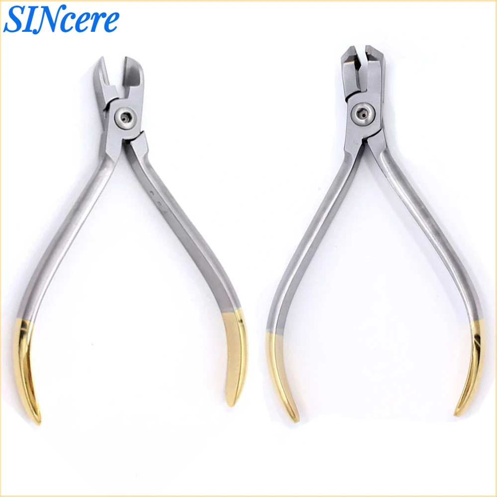 Dental Orthodontic Pliers Distal End Plier Cutter Light Wire Cutter Plier Dental Orthodontic Forceps Arch Cutting Dental Tools