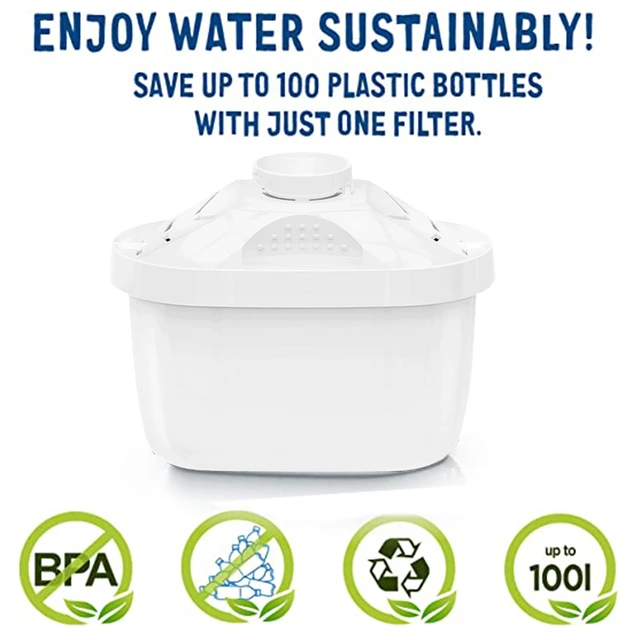 Cartucho de filtros de agua para Brita Maxtra 2 piezas/6 piezas, limpieza  de impurezas de