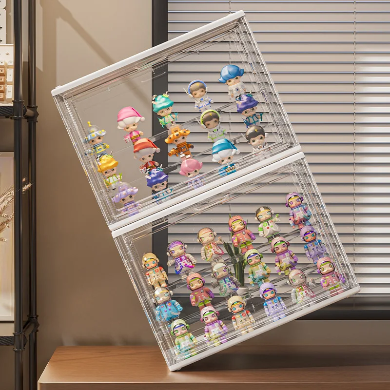1PC Blind Box Display Box Transparent Acrylic Box Blind Box Storage Display Stand Handmade Display Cabinet Acrylic Display Box