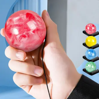 Rubber Return Sponge Ball Game Exercises Hand Throw Back Ball Wrist String Bounce Ball Nylon String Elastic Rubber Hand Ball 1