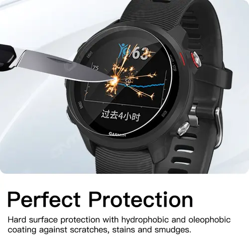 9H Tempered Glass for Garmin Forerunner 955 945 255 245 Music 55 Accessories Screen Protector Glass Ultra-HD Anti-scratch Film - Image 3