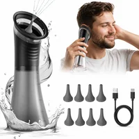 Nettoyeur d'oreilles électrique avec trois modes de pression, batterie rechargeable, double réservoir d'eau et plusieurs embouts pour usage domestique 1