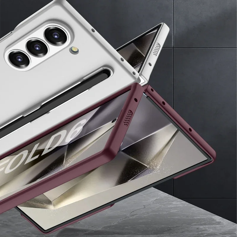 Ultra-Thin Built-in Screen Protect Case with S Pen Holder