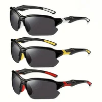 Lunettes de sport polarisées d'extérieur à la mode pour hommes et femmes, coupe-vent adaptées au baseball, la course à pied, la pêche, le golf et la conduite 1