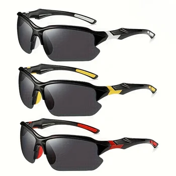Outdoor Polarized Fashionable Sports Glasses for Men and Women, Windproof Suitable for Baseball Running Fishing Golf and Driving 1 Outdoor Polarized Fashionable Sports Glasses for Men and Women, Windproof Suitable for Baseball Running Fishing Golf and Driving 1