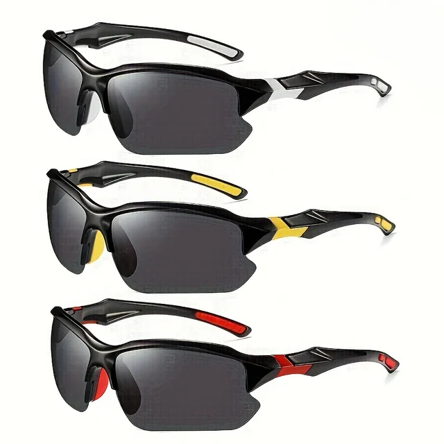 Lunettes de sport polarisées d'extérieur à la mode pour hommes et femmes, coupe-vent adaptées au baseball, la course à pied, la pêche, le golf et la conduite 1