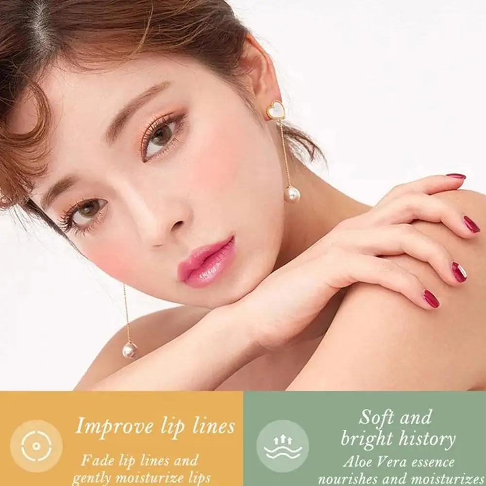 Aloe Vera Discolored Lip Balm Jelly Magic Color Changing Moisturizing Girl Lipstick Nourishing Gloss Lasting Makeup Lip Lip A0A9 6