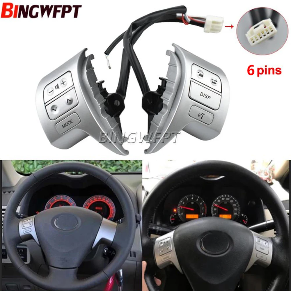 

Steering Wheel Audio Control Switch For TOYOTA Corolla XEI EX Fielder 2010 2011 2012 2013 2014