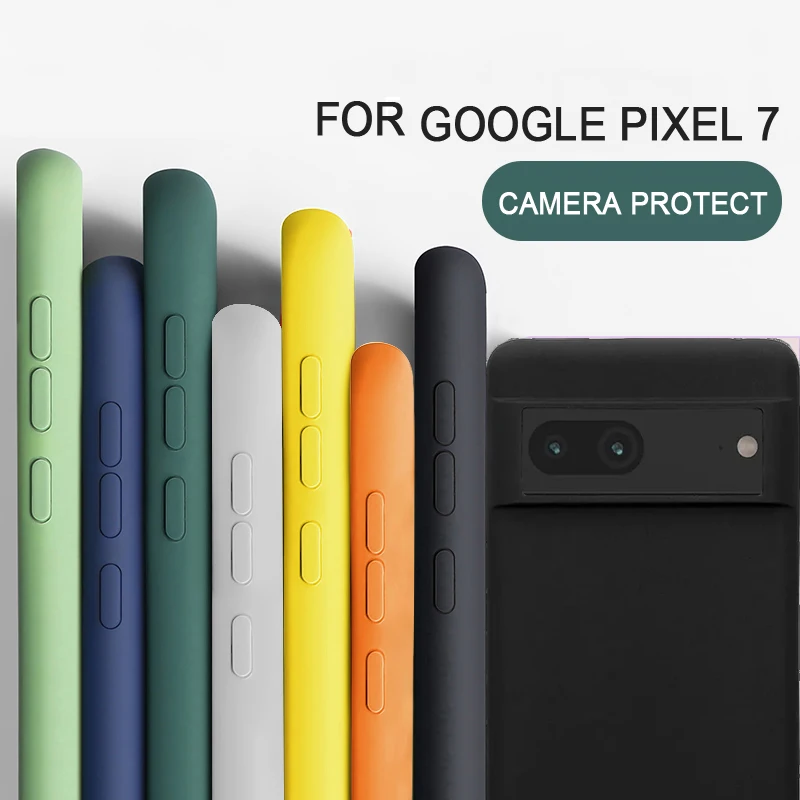 Per Google Pixel 7 Custodia Per Telefono Tpu In Silicone Liquido Quadrato Antiurto Google Pixel 7/Pixel 7 Pro Obiettivo Per Fotocamera Protettiva Fund