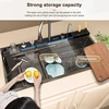 Stainless Steel Kitchen Sink with Waterfall Extra Large Single Slot Digital Display Dishwashing Basin Oversized Sinks 100x50cm 2