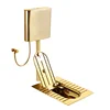 #Golden Toilet Water Tank Set with Cover Plate Flip Potty Chair Type Stool Basin Household Urinal Deodorant SquattingToiletUrina 1