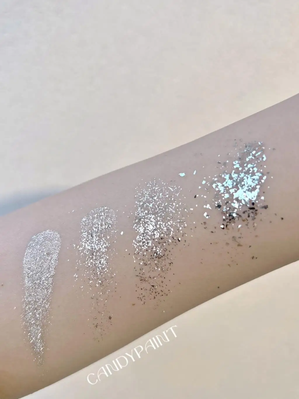 Silver Chrome Nail Powder Flake Mirror Effect Glitter Manicure Pigments 0.04oz/1g