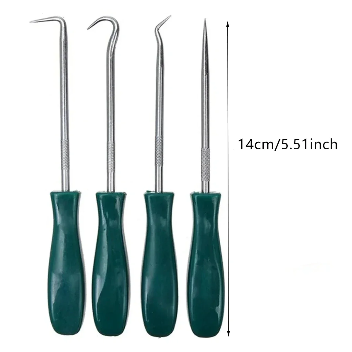 4-Piece 135mm Oil Seal & O-Ring Removal Tool Set – Precision Gasket Pick Hooks, Seal Puller for Auto Repair, Mechanic Tool Kit