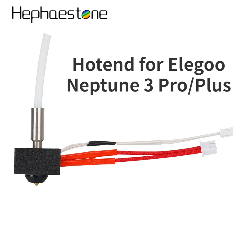 

For Elegoo Neptune 3 Pro/Plus/Max 24V40W Hotend Kit Heatbreak Heated Block Heating Rod Thermistor PTFE Tube Kit Extruder Part