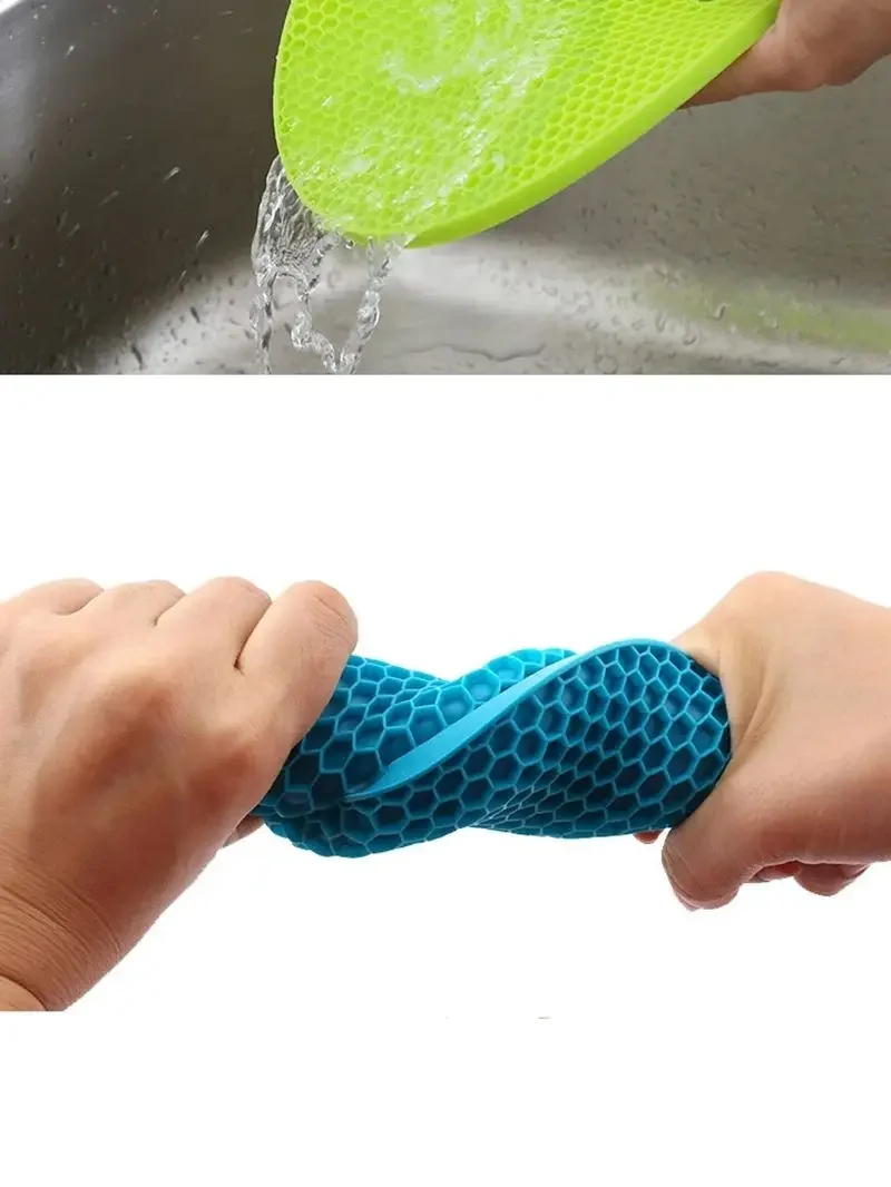Easy to clean table pad food class silicone meal mat Anti-Slip heat insulation cushion anti-heat meal cushion