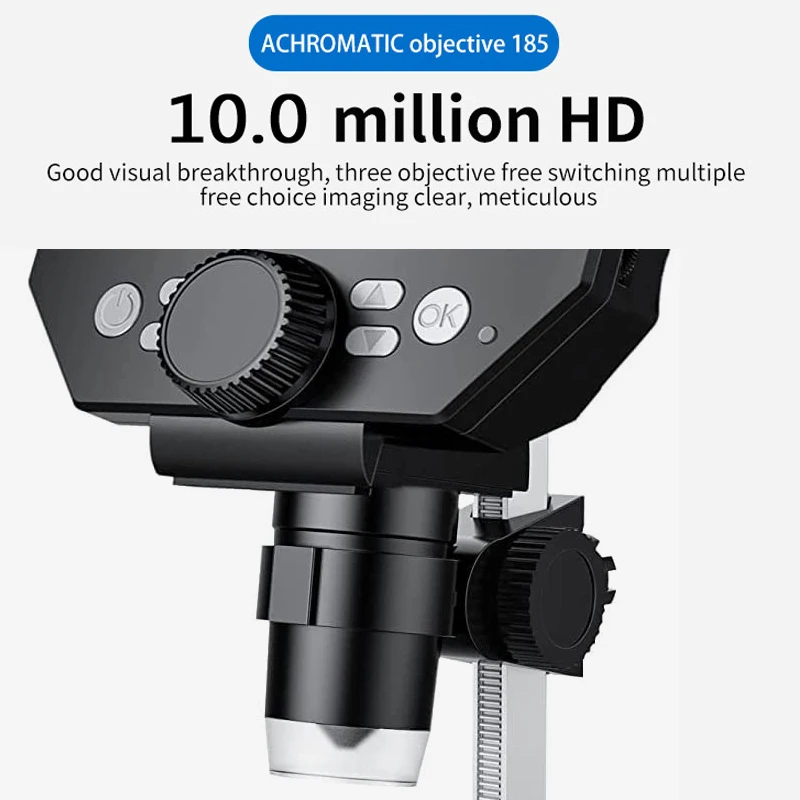 USB 현미경 디지털 비디오 카메라, 4.3 인치 LED 전자 내시경, 확대 납땜 PCB 검사, 1000X