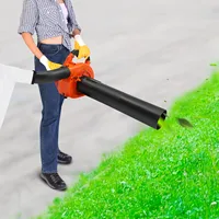 25.4cc 2 Stroke Handheld Leaf Blower Gas Orange Blower for Blowing Snow Road Sanitation Leaf Cleaning 2