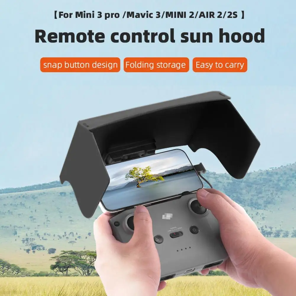 Description Picture 6 of itemRemote Control Sun Hood Sunshade Anti-glare RC Sunshade Foldable Eye Protection for Mavic 3/Mini 2/Air 2/Air 2S/MINI 3 Pro RC-N1