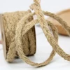 JOJO BOWS Hemp Rope Ribbon Jute Burlap Webbing For Needlework Gift Box Card Wrapping DIY Craft Supplies Apparel Sewing - 4