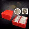 20PCS Coin Capacity Holder Slabs Storage Box Case For PCGS Red Plastic Commemorative Coin Storage Box Collection 4