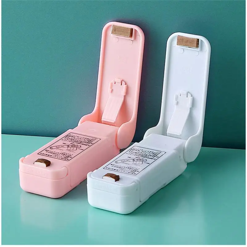 Plastic Heat Bag Sealer Food Packaging Sealing Machine Portable Snack Bag Sealing Clip Kitchen Storage Accessories