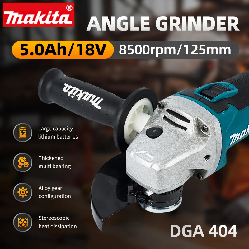 Makita DGA404 18v Makita power tools Grinder Tool Wireless Power Tools Electric Grinder Angle Brushless Sander Angle electric grinder angle grinder