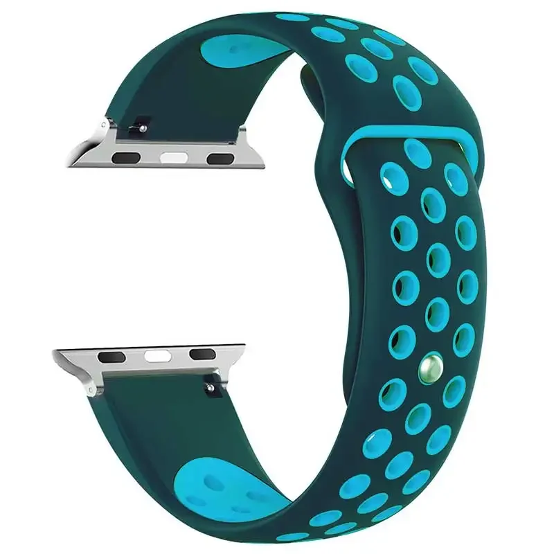 Breathable Sport Loop Strap for Apple Watch - Silicone Bracelet Band