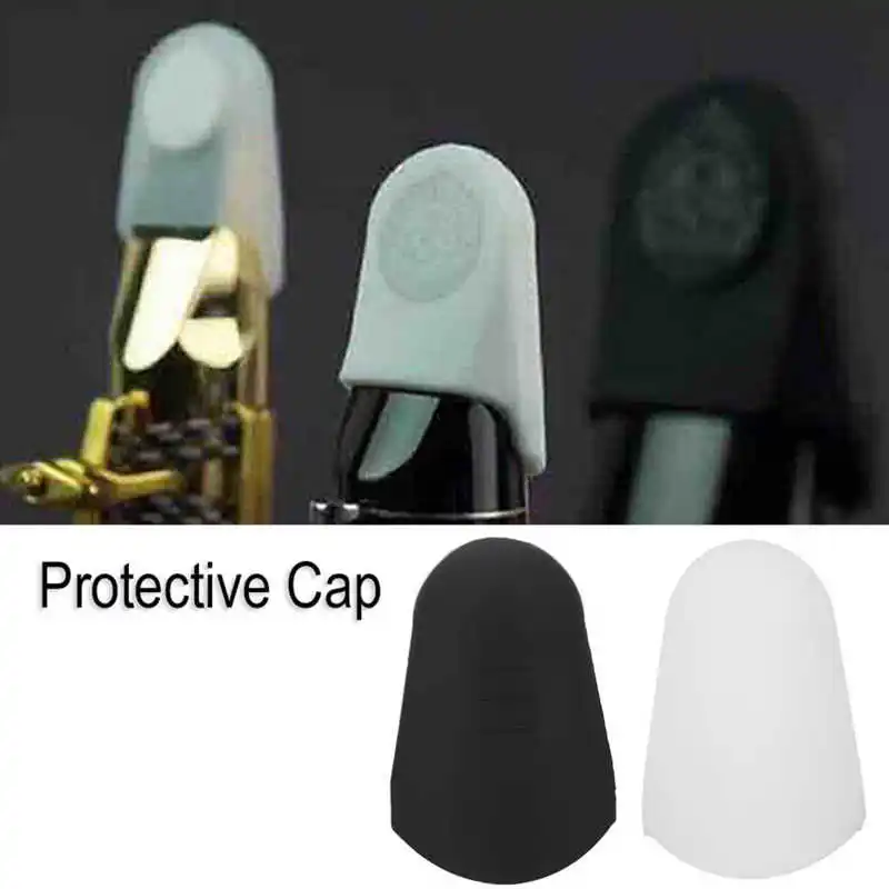 Rubber Clarinet Mouthpiece Cap Saxophone Protective Cover for Alto Tenor Soprano Sax Mouth Woodwind Instrument Parts Protector Clarinet Mouthpiece Cap