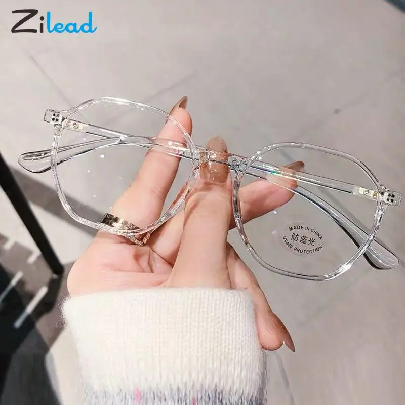 ZileadFashionTransparentReadingGlassesMiddleagedandElderlyHigh