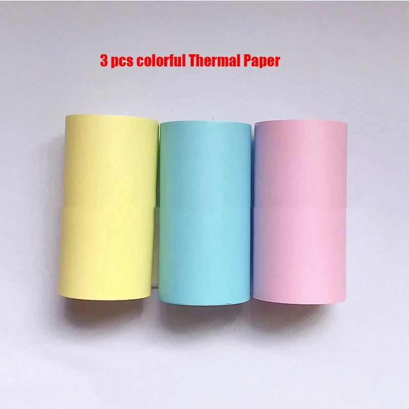Description Picture 6 of itemPrinter Paper Thermal Paper 58mm Mini Photo Rolls 57*25MM White Color Gift DIY Sticker Label Receipt Bill Self-adhesive Paper